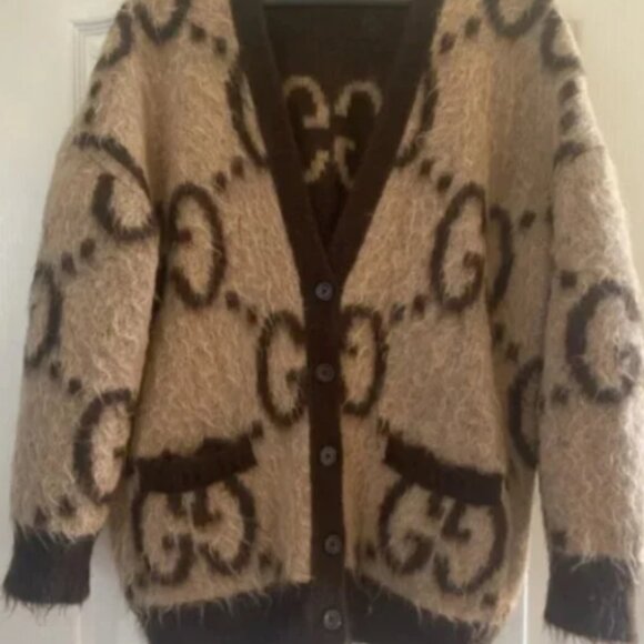 Gucci Reversible GG Mohair Cardigan - Picture 6 of 7